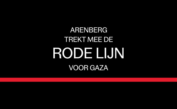 Arenberg trekt mee de rode lijn voor Gaza